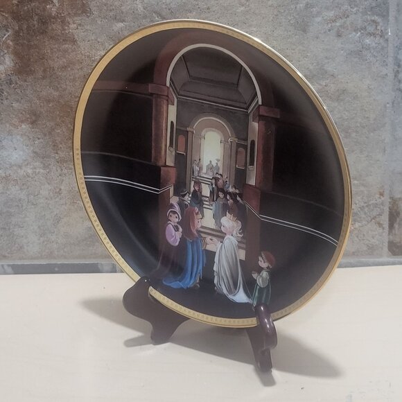Enesco Precious Moments Esthers Gift To Her People Decorative Plate Hamilton Col - Picture 12 of 12